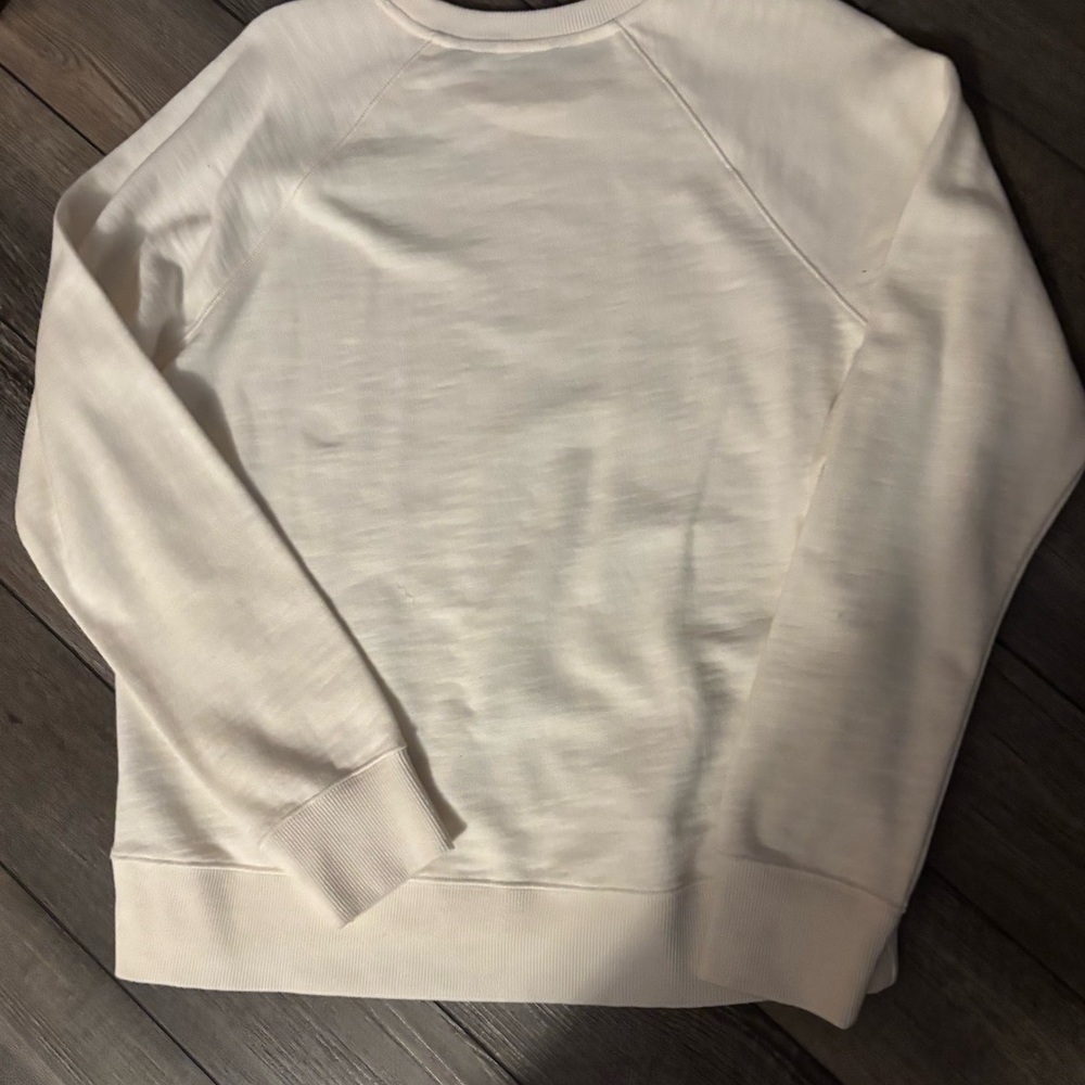 Vineyard Vines Women’s Graphic Crew Neck Pullover Cream/Pink Size: Medium - Picture 10 of 10